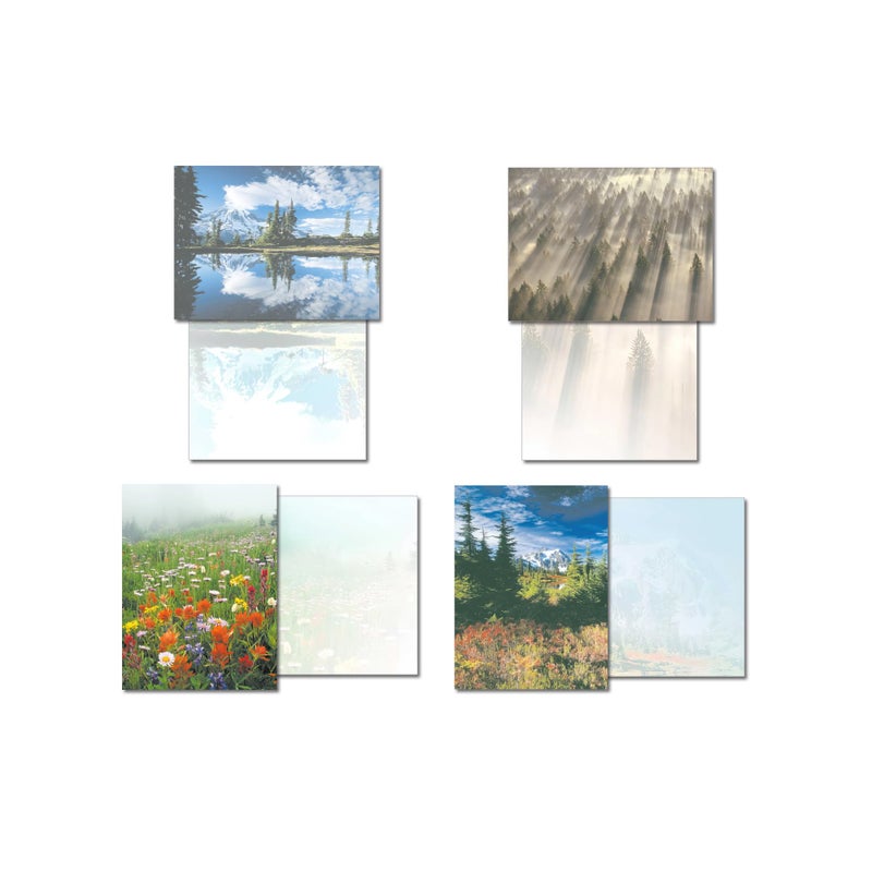 Leanin' Tree Blank Cards and Envelopes 5x7 Set - 20 Blank Note Cards with Envelopes Featuring Stunning Photographs of the Pacific Northwest, Perfect for Any Occasion - Image 3